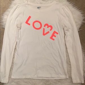 Crazy8 girls Love top